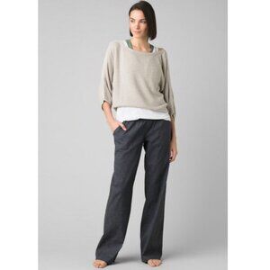 Prana Gray Wide Leg Pants